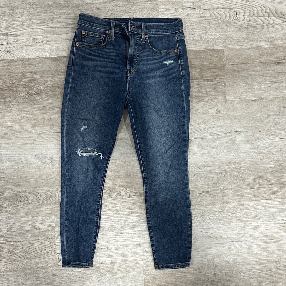 GAP Women's Dark Blue Skinny Jeans